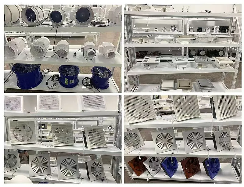 Exhaust fan sample showroom