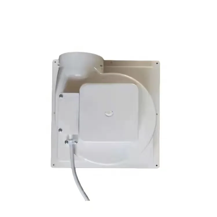 KLT-20B panel exhaust fan body with duct outlet, top view